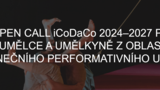 Open call iCoDaCo 2024–2027 pro umělce a umělkyně z oblasti tanečního performativního umění - Studio Alta